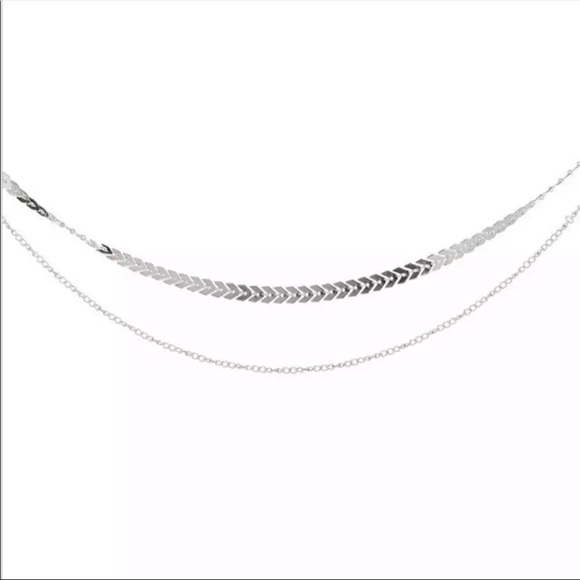 2/$10 NEW! Double Layer Arrow Choker Necklace Boho Cute Summer - Picture 5 of 8